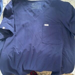 Figs Deep Blue Scrub Set